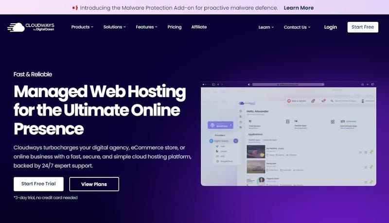 Cloudways is an application deployment and management platform that makes deploying applications on cloud infrastructure easier. Founded in 2011, it provides an easy user interface through which users can manage servers belonging to other major cloud providers like AWS, Google Cloud, DigitalOcean, Linode, and Vultr.The main offerings are managed hosting applications such as WordPress, Magento, automated backups, built-in caching, and staging environments.